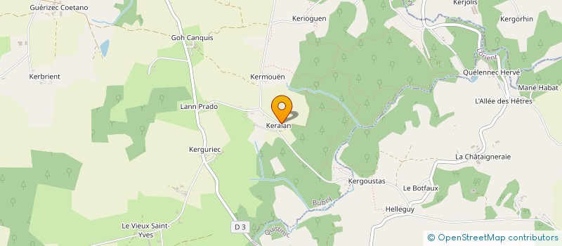 localisation de l'entreprise MONSIEUR PATRICK OLIVIERO  PLUMELIAU-BIEUZY