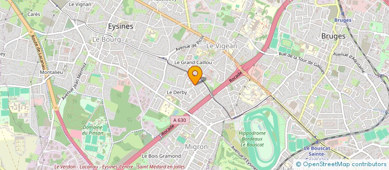 localisation de l'entreprise MONSIEUR PATRICK OMAR à EYSINES