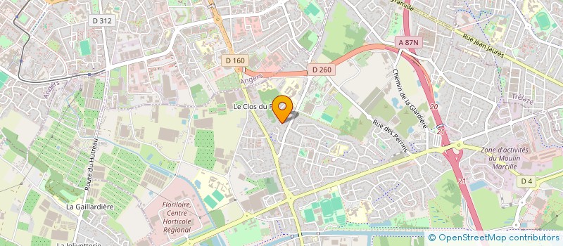 localisation de l'entreprise MONSIEUR PATRICK OMNES  LES PONTS-DE-CE