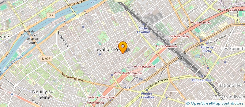 localisation de l'entreprise MONSIEUR PATRICK ORIOT à LEVALLOIS-PERRET