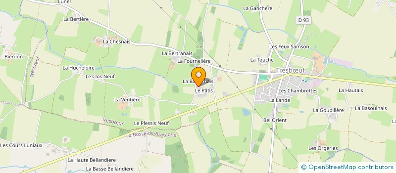 localisation de l'entreprise MONSIEUR PATRICK OSSIEUX  TRESBUF