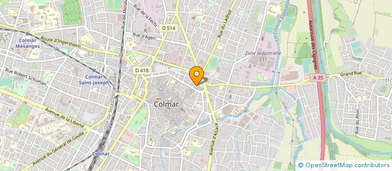 localisation de l'entreprise MONSIEUR PATRICK OTT  COLMAR