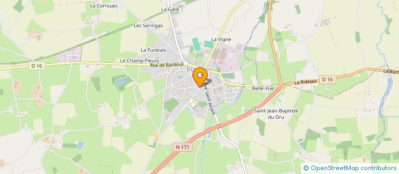 localisation de l'entreprise MONSIEUR PATRICK OUDIN  BOUVRON