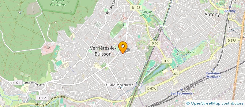 localisation de l'entreprise MONSIEUR PATRICK OZERAY  VERRIERES LE BUISSON