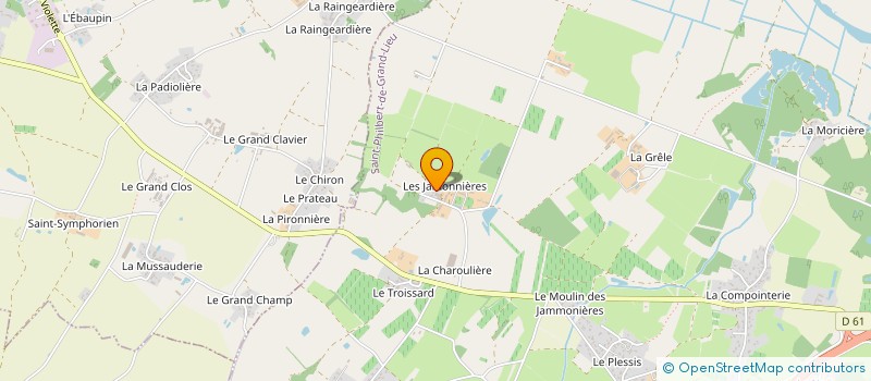 localisation de l'entreprise MONSIEUR PATRICK PACAUD  SAINT-PHILBERT-DE-GRAND-LIEU