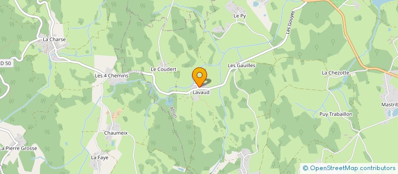 localisation de l'entreprise MONSIEUR PATRICK PACAUD à AHUN