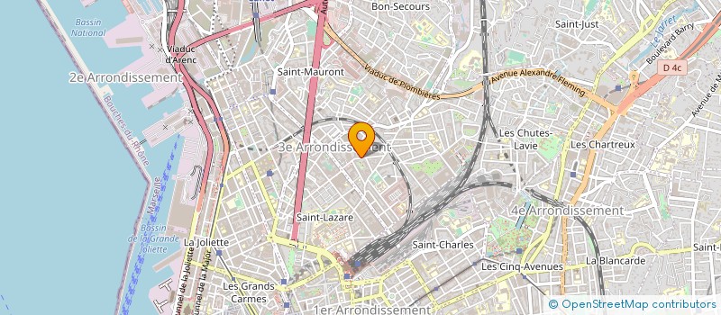 localisation de l'entreprise MONSIEUR PATRICK PAGANUCCI à MARSEILLE