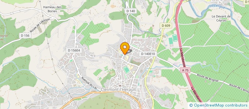 localisation de l'entreprise MONSIEUR PATRICK PAGES  CLERMONT-L'HERAULT