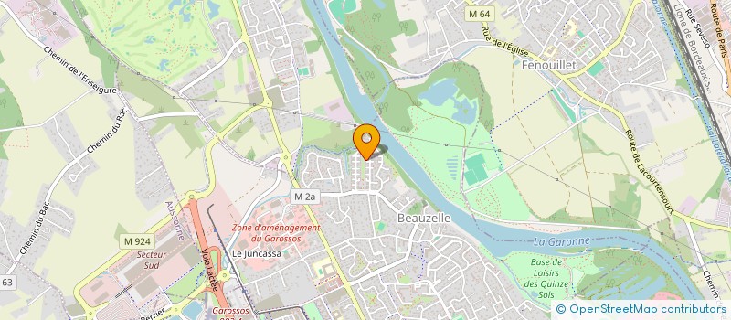 localisation de l'entreprise MONSIEUR PATRICK PAILLE  BEAUZELLE