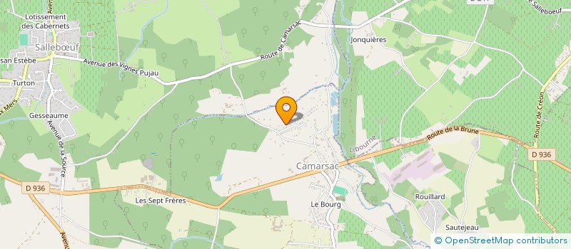 localisation de l'entreprise MONSIEUR PATRICK PALACIN  CAMARSAC