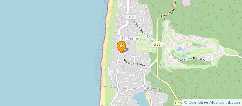 localisation de l'entreprise MONSIEUR PATRICK PALANGUE  SEIGNOSSE