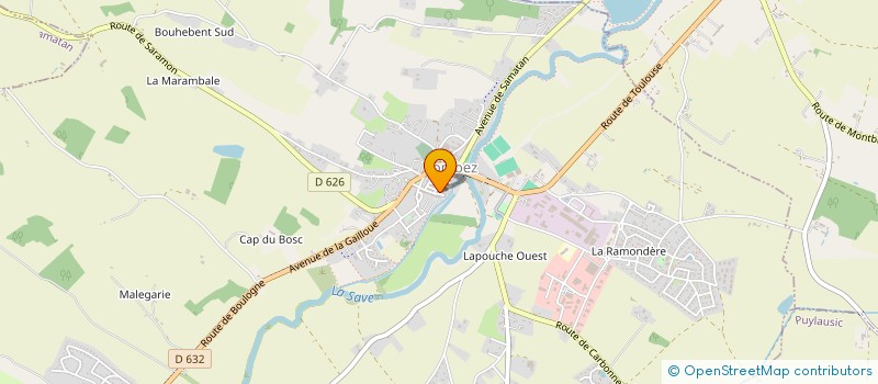 localisation de l'entreprise MONSIEUR PATRICK PALMOURIES  LOMBEZ