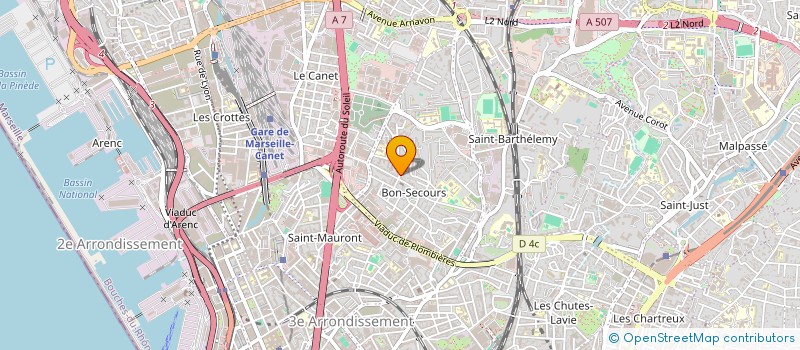 localisation de l'entreprise MONSIEUR PATRICK PALMYRE  MARSEILLE