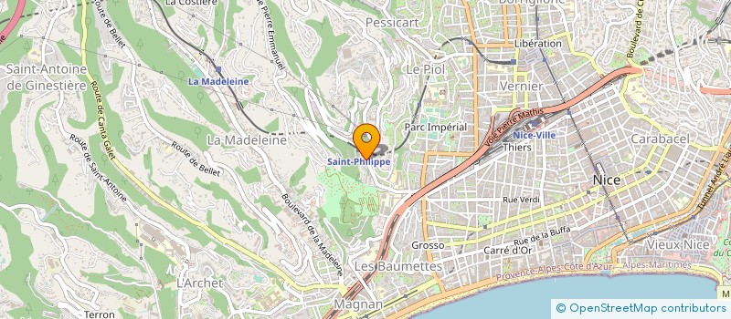 localisation de l'entreprise MONSIEUR PATRICK PALOMBA à NICE