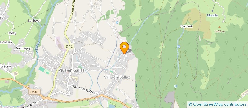 localisation de l'entreprise MONSIEUR PATRICK PANDOLFI  VILLE-EN-SALLAZ