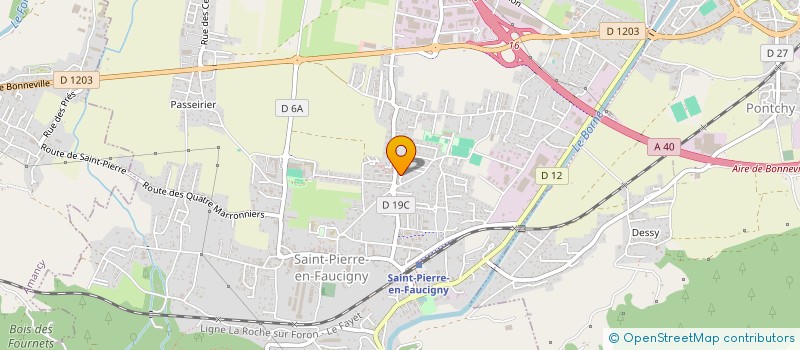 localisation de l'entreprise MONSIEUR PATRICK PANDROZ  SAINT-PIERRE-EN-FAUCIGNY
