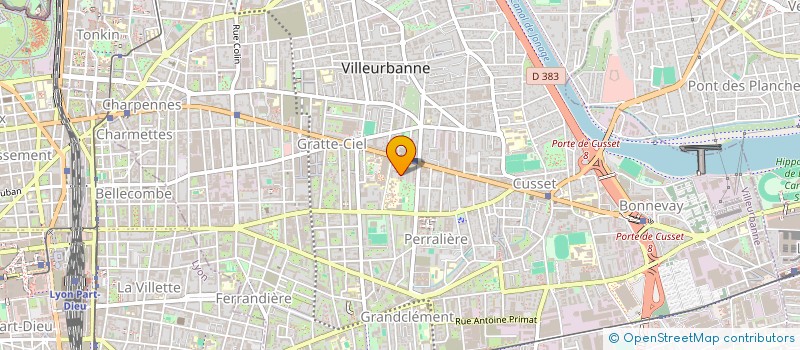 localisation de l'entreprise MONSIEUR PATRICK PANICO  VILLEURBANNE