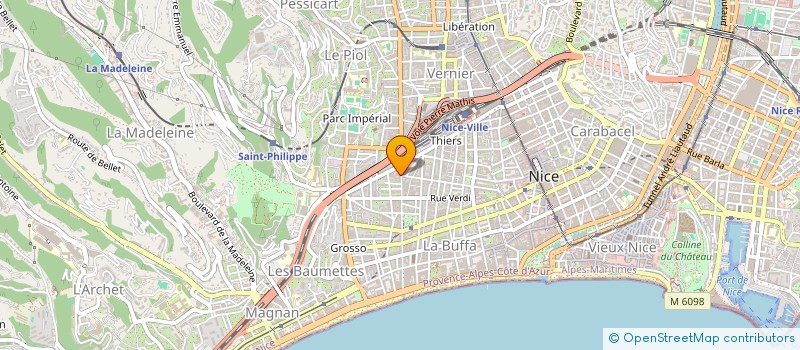 localisation de l'entreprise MONSIEUR PATRICK PAPASERGIO à NICE