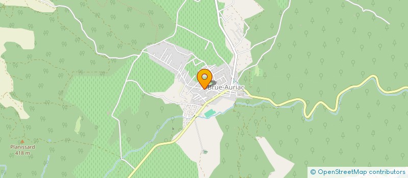 localisation de l'entreprise MONSIEUR PATRICK PAPAVASSILIOU  BRUE-AURIAC