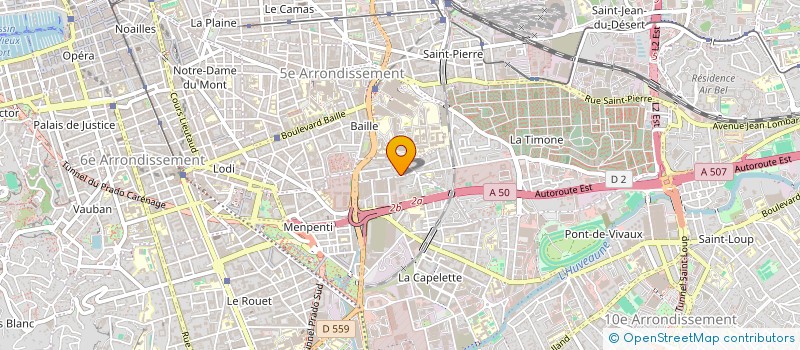 localisation de l'entreprise MONSIEUR PATRICK PAPILLON à MARSEILLE