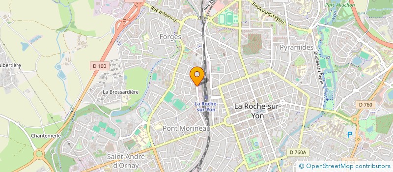 localisation de l'entreprise MONSIEUR PATRICK PAPIN à LA ROCHE-SUR-YON