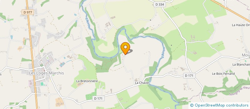 localisation de l'entreprise MONSIEUR PATRICK PAQUER  LE MESNILLARD