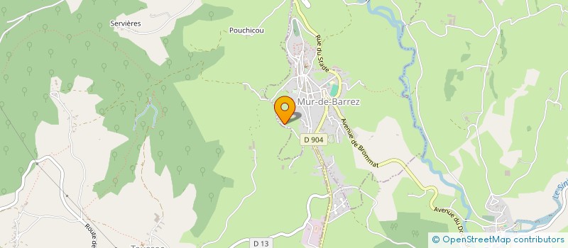 localisation de l'entreprise MONSIEUR PATRICK PARAN  MUR-DE-BARREZ