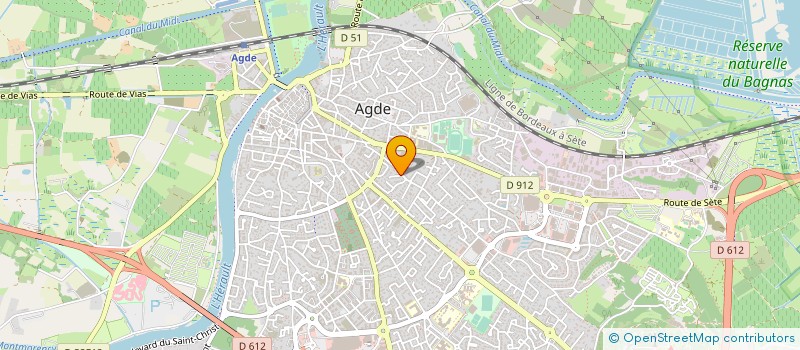 localisation de l'entreprise MONSIEUR PATRICK PARBELEC à AGDE
