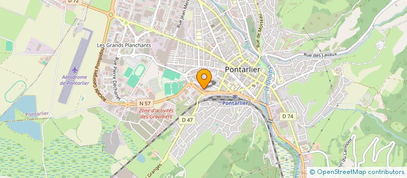 localisation de l'entreprise MONSIEUR PATRICK PARISATO à PONTARLIER