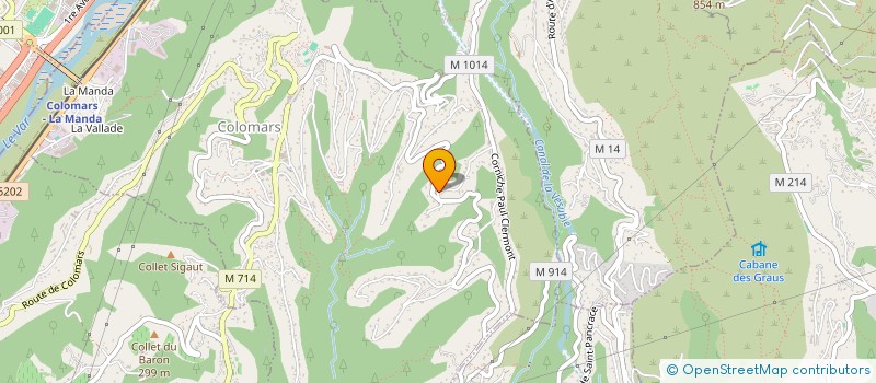 localisation de l'entreprise MONSIEUR PATRICK PARISI  COLOMARS