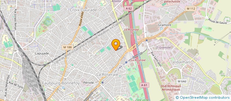 localisation de l'entreprise MONSIEUR PATRICK PARTOUCHE  TOULOUSE