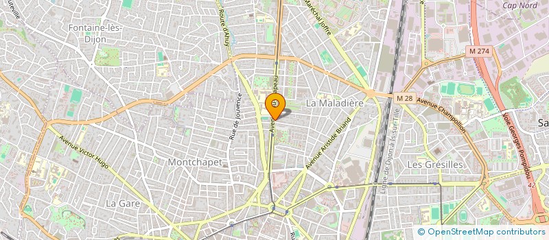 localisation de l'entreprise MONSIEUR PATRICK PARTOUCHE à DIJON