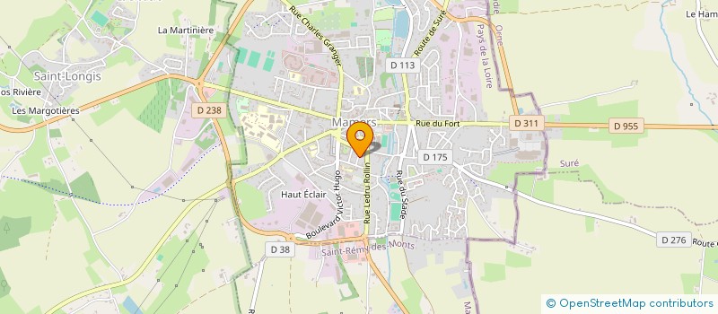 localisation de l'entreprise MONSIEUR PATRICK PASCAL  MAMERS