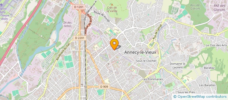localisation de l'entreprise MONSIEUR PATRICK PASCAL  ANNECY