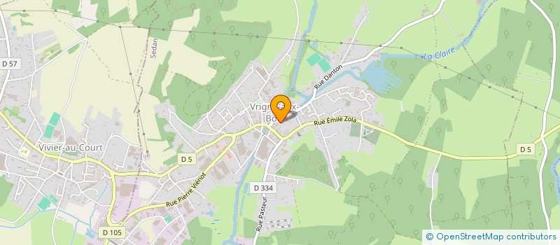 localisation de l'entreprise MONSIEUR PATRICK PASCAUD  VRIGNE AUX BOIS