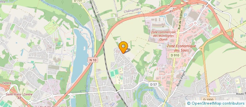 localisation de l'entreprise MONSIEUR PATRICK PASCAUD  GOND-PONTOUVRE