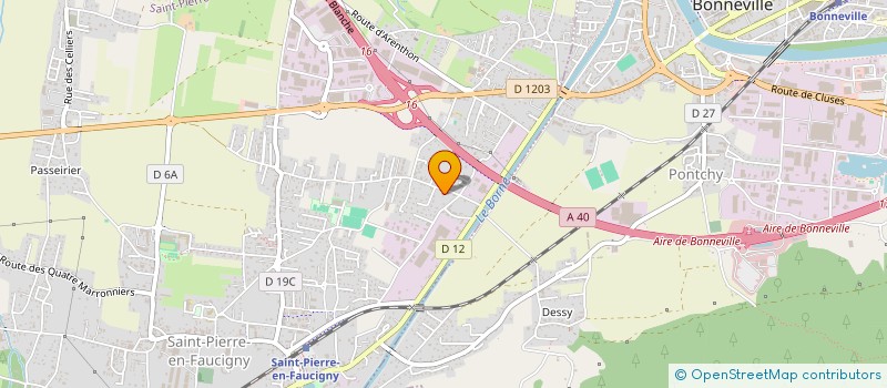 localisation de l'entreprise MONSIEUR PATRICK PASQUIER  SAINT-PIERRE-EN-FAUCIGNY