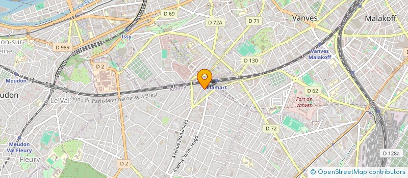 localisation de l'entreprise MONSIEUR PATRICK PASSEREAU à CLAMART