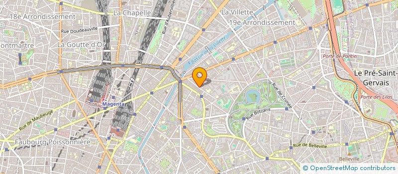 localisation de l'entreprise MONSIEUR PATRICK PASTOUREAU  PARIS