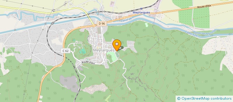 localisation de l'entreprise MONSIEUR PATRICK PAUL LESNE  MEYRARGUES