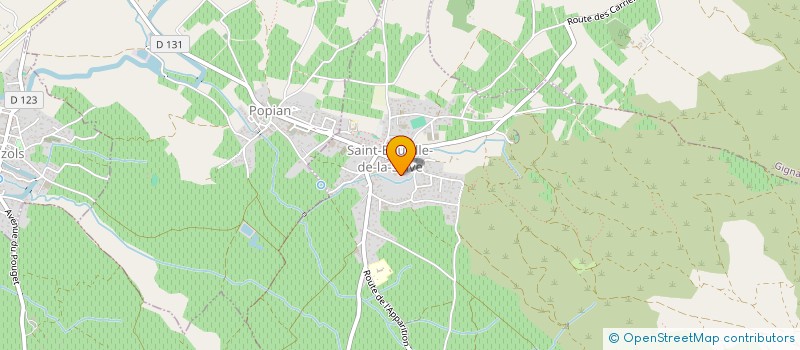 localisation de l'entreprise MONSIEUR PATRICK PAULET  SAINT-BAUZILLE-DE-LA-SYLVE