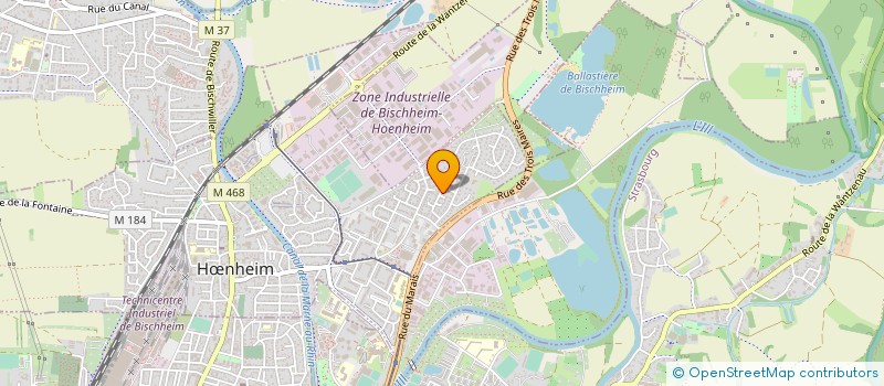 localisation de l'entreprise MONSIEUR PATRICK PAULUS  HNHEIM