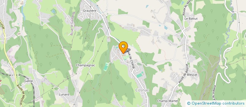 localisation de l'entreprise MONSIEUR PATRICK PAULY  COSNAC