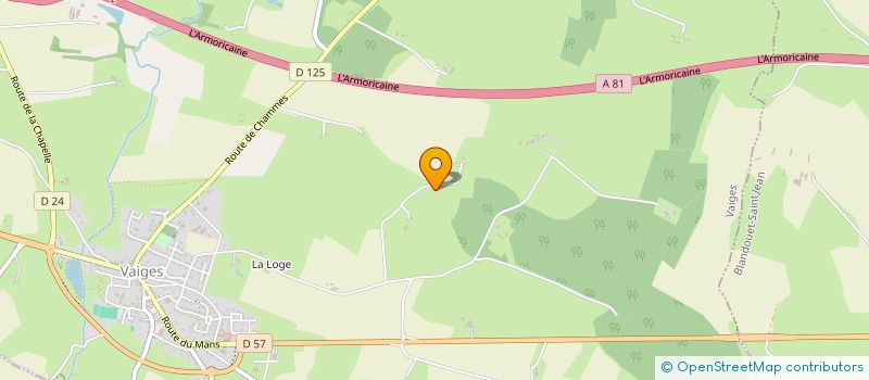 localisation de l'entreprise MONSIEUR PATRICK PAUMARD  VAIGES