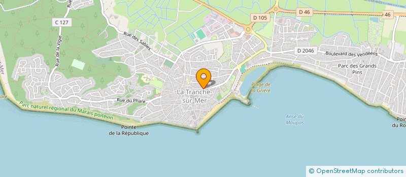 localisation de l'entreprise MONSIEUR PATRICK PAVAGEAU à LA TRANCHE-SUR-MER