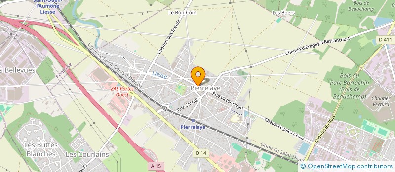 localisation de l'entreprise MONSIEUR PATRICK PAYNOT  PIERRELAYE