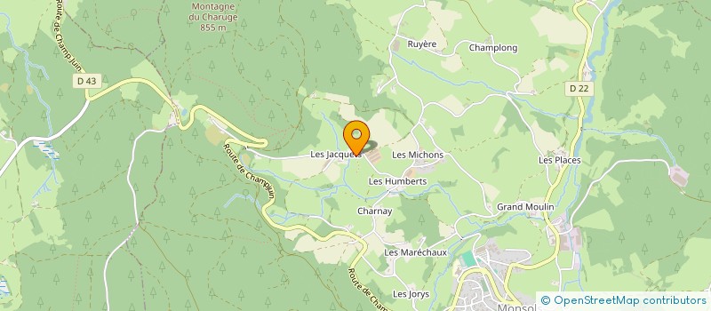 localisation de l'entreprise MONSIEUR PATRICK PECHAUD à DEUX-GROSNES