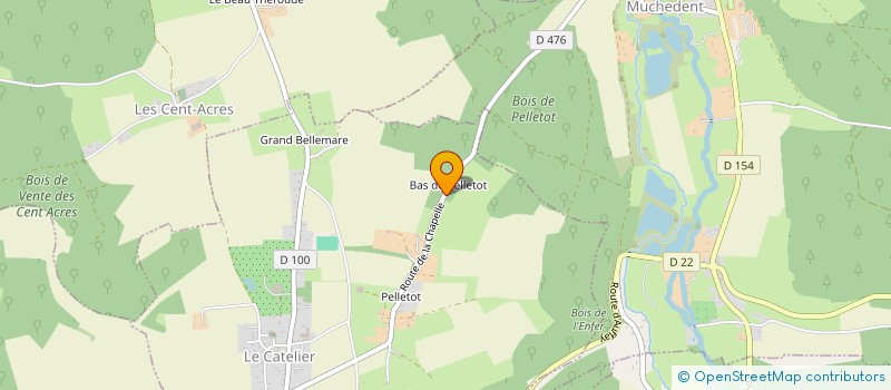 localisation de l'entreprise MONSIEUR PATRICK PECQUEUR  LE CATELIER