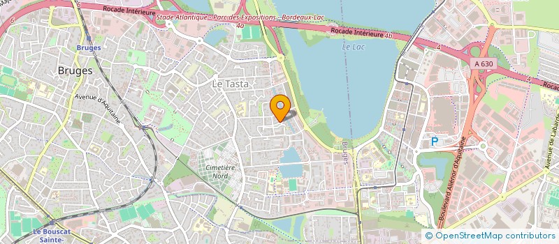 localisation de l'entreprise MONSIEUR PATRICK PEIGNARD  BRUGES