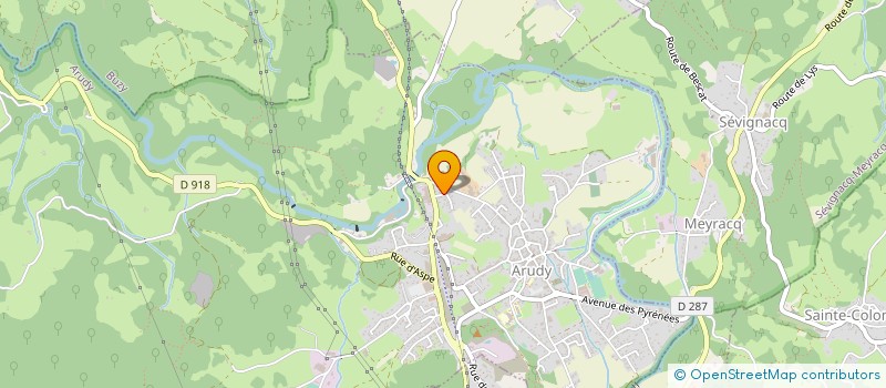 localisation de l'entreprise MONSIEUR PATRICK PELEGRIN-PARDOU  GERE BELESTEN